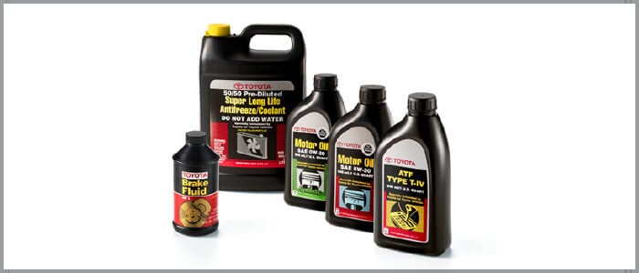 Toyota Service Fluid Replacement