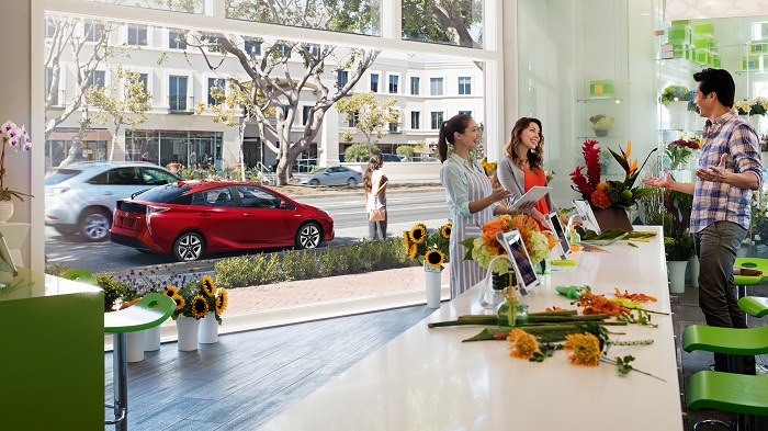 2017 Toyota Prius Four Touring Parked