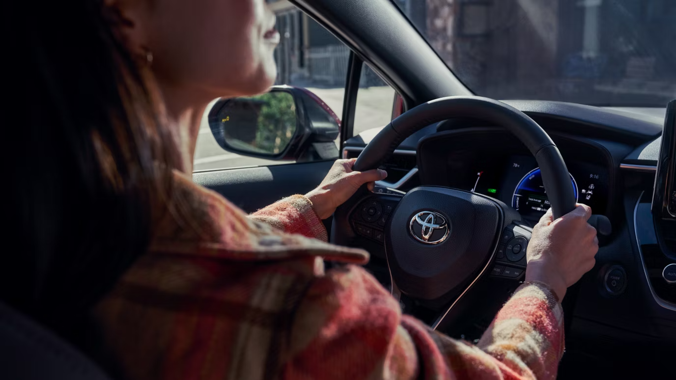 2026 Toyota Corolla interior cabin view at Classic Toyota in Waukegan, IL