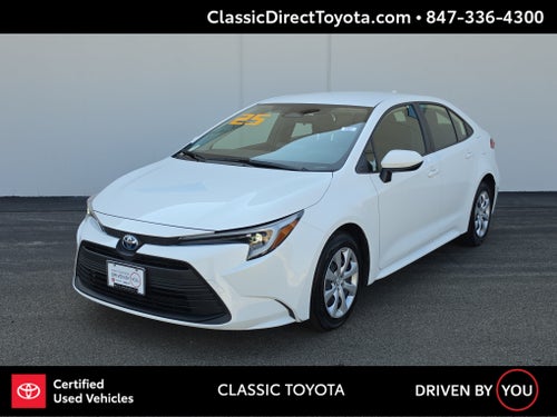 2025 Toyota Corolla Hybrid LE