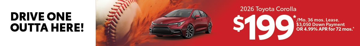 April 2026 Toyota Corolla