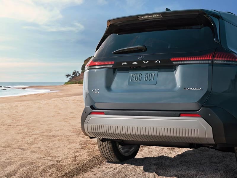 2026 Toyota RAV4 Hybrid driving in snow Kenosha WI