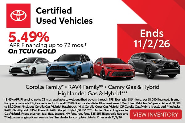 Certified Used Vehicles